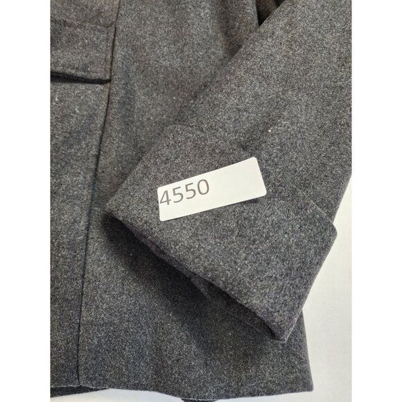 Larry Levine Women L Double Breasted Pea Coat Lined Cuff Mid Length Classy - Picture 9 of 9
